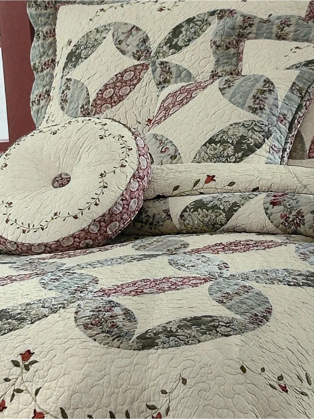 Vintage New Old Stock JC Penney Home Collection Heirloom Quality Quilt & Shams